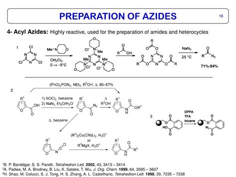 Organic azide .